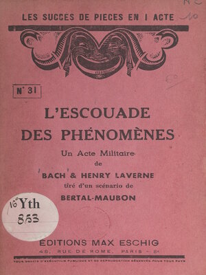 cover image of L'escouade des phénomènes